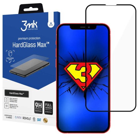 3mk Szkło hartowane na ekran 3mk HardGlass Max do Apple iPhone 13/ 13 Pro/ 16e Black 3mk Szkło hartowane na ekran 3mk HardGlass Max do Apple iPhone 13/ 13 Pro/ 16e Black