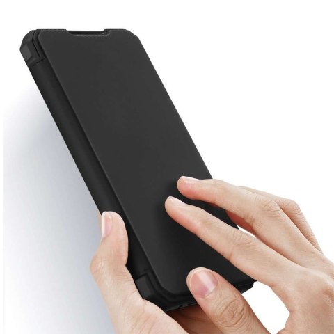 Dux Ducis Etui ochronne z klapką Dux Ducis Skin X skórzane do Samsung Galaxy A72 4G Czarne Dux Ducis Etui ochronne z klapką Dux Ducis Skin X skórzane do Samsung Galaxy A72 4G Czarne