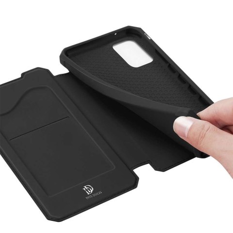 Dux Ducis Etui ochronne z klapką Dux Ducis Skin X skórzane do Samsung Galaxy A72 4G Czarne Dux Ducis Etui ochronne z klapką Dux Ducis Skin X skórzane do Samsung Galaxy A72 4G Czarne