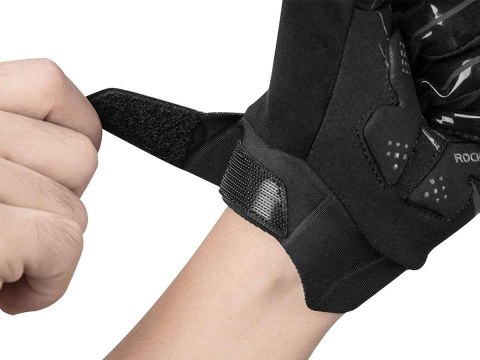 RockBros Rękawiczki rowerowe M RockBros rękawice na rower S208-M Czarne RockBros Rękawiczki rowerowe M RockBros rękawice na rower S208-M Czarne