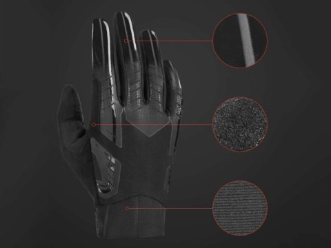 RockBros Rękawiczki rowerowe M RockBros rękawice na rower S208-M Czarne RockBros Rękawiczki rowerowe M RockBros rękawice na rower S208-M Czarne