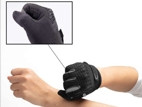 RockBros Sportowe rękawiczki rowerowe M RockBros rękawice na rower S169-1-M Czarne RockBros Sportowe rękawiczki rowerowe M RockBros rękawice na rower S169-1-M Czarne