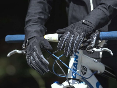 RockBros Sportowe rękawiczki rowerowe M RockBros rękawice na rower S169-1-M Czarne RockBros Sportowe rękawiczki rowerowe M RockBros rękawice na rower S169-1-M Czarne
