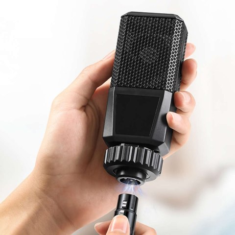 UGreen Kabel audio AV182 UGREEN XLR żeński do jack 3.5 męski 2m czarny UGreen Kabel audio AV182 UGREEN XLR żeński do jack 3.5 męski 2m czarny