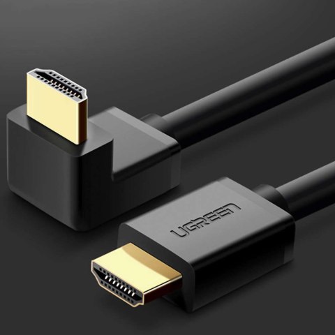 UGreen UGREEN HD103 Kabel HDMI - HDMI Kątowy, 4K, 2m (czarny) UGreen UGREEN HD103 Kabel HDMI - HDMI Kątowy, 4K, 2m (czarny)