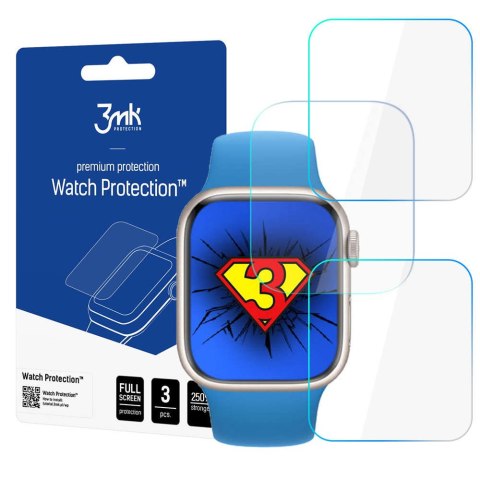 3mk Folia ochronna na ekran x3 3mk Watch Protection do Apple Watch 7 45mm 3mk Folia ochronna na ekran x3 3mk Watch Protection do Apple Watch 7 45mm