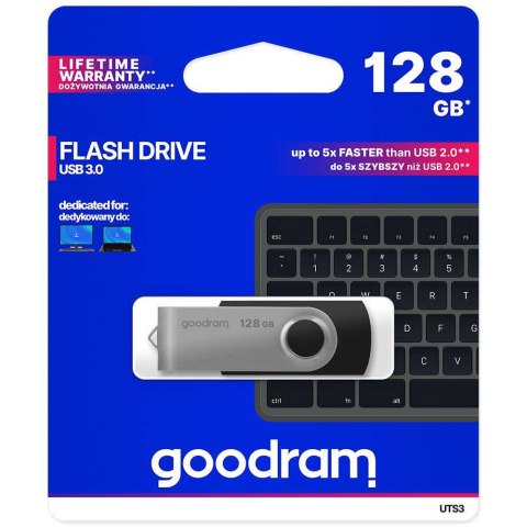 Goodram Pendrive Goodram Twister USB 3.0 Flash Drive UTS3 128GB Goodram Pendrive Goodram Twister USB 3.0 Flash Drive UTS3 128GB