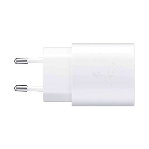 Samsung Ładowarka sieciowa Samsung EP-TA800EWE Fast Charge USB-C Type C 25W Biała Samsung Ładowarka sieciowa Samsung EP-TA800EWE Fast Charge USB-C Type C 25W Biała