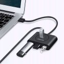 UGreen Hub USB 3.0 UGREEN CR113, 4w1, 0.5m (biały)
