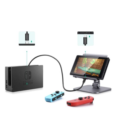 UGreen Przedłużający kabel USB-C 3.1 UGREEN, 4K, 60W, 0,5m (czarny) UGreen Przedłużający kabel USB-C 3.1 UGREEN, 4K, 60W, 0,5m (czarny)