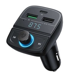 UGreen Transmiter FM UGREEN CD229, Bluetooth 5.0, USB QC 3.0, USB-C PD, microSD (czarny)