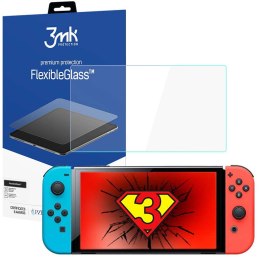 3mk 3mk Szkło hybrydowe ochronne Flexible Glass 7H do Nintendo Switch Oled