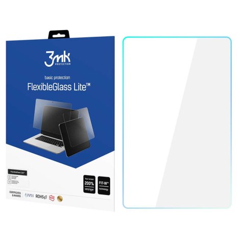 3mk Niepękające szkło hybrydowe 3mk Flexible Glass Lite do Galaxy Tab A8 10.5 2021 X200/X205 3mk Niepękające szkło hybrydowe 3mk Flexible Glass Lite do Galaxy Tab A8 10.5 2021 X200/X205
