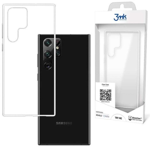 3mk Silikonowe etui ochronne 3mk Clear Case TPU do Samsung Galaxy S22 Ultra 3mk Silikonowe etui ochronne 3mk Clear Case TPU do Samsung Galaxy S22 Ultra