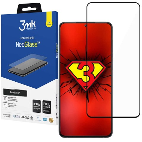3mk Szkło niepękające 3mk NeoGlass 8H do Samsung Galaxy S22 Black 3mk Szkło niepękające 3mk NeoGlass 8H do Samsung Galaxy S22 Black