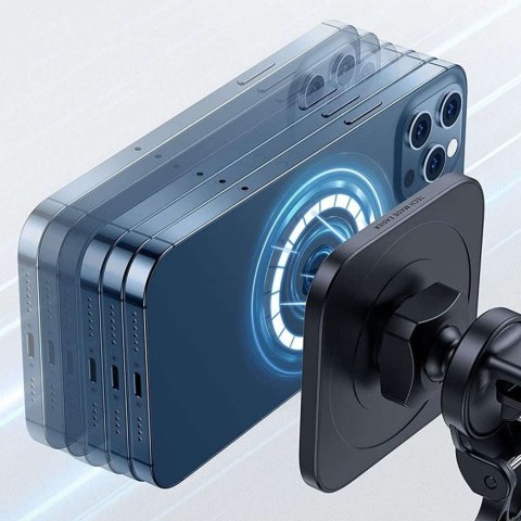 ESR Magnetyczny uchwyt samochodowy MagSafe ESR HaloLock do kratki do iPhone 13 Black ESR Magnetyczny uchwyt samochodowy MagSafe ESR HaloLock do kratki do iPhone 13 Black