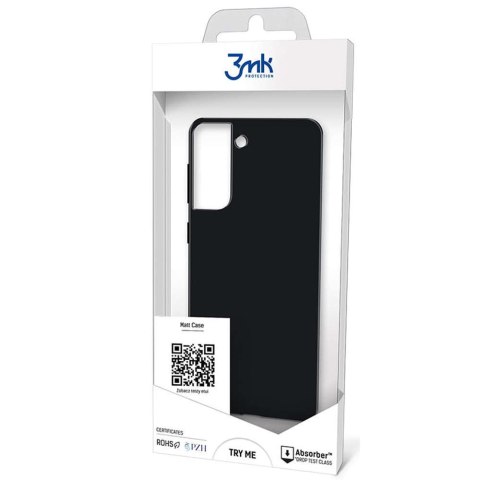 3mk Odporne etui matowe obudowa 3mk Matt Case do Samsung Galaxy S22 Black 3mk Odporne etui matowe obudowa 3mk Matt Case do Samsung Galaxy S22 Black