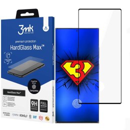 3mk Szkło 3mk HardGlass Max Finger Print do Samsung Galaxy S22 Ultra Black