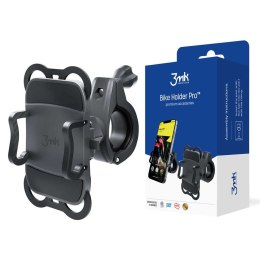 3mk Uniwersalny uchwyt rowerowy 3mk Bike Holder Pro na telefon do hulajnogi motoru wózka Czarny