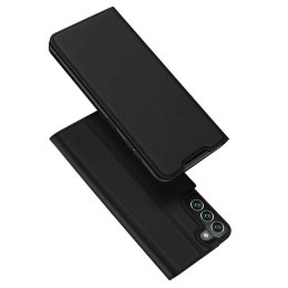 Dux Ducis Etui ochronne z klapką Dux Ducis Skin Pro skórzane do Samsung Galaxy S22 Plus Czarne