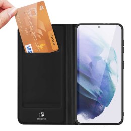 Dux Ducis Etui ochronne z klapką Dux Ducis Skin Pro skórzane do Samsung Galaxy S22 Plus Czarne