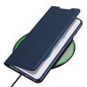 Dux Ducis Etui ochronne z klapką Dux Ducis Skin Pro skórzane do Samsung Galaxy S22 Plus Granatowe