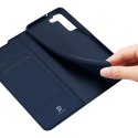 Dux Ducis Etui ochronne z klapką Dux Ducis Skin Pro skórzane do Samsung Galaxy S22 Plus Granatowe