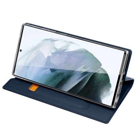 Dux Ducis Etui ochronne z klapką Dux Ducis Skin Pro skórzane do Samsung Galaxy S22 Ultra Granatowe Dux Ducis Etui ochronne z klapką Dux Ducis Skin Pro skórzane do Samsung Galaxy S22 Ultra Granatowe