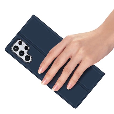 Dux Ducis Etui ochronne z klapką Dux Ducis Skin Pro skórzane do Samsung Galaxy S22 Ultra Granatowe Dux Ducis Etui ochronne z klapką Dux Ducis Skin Pro skórzane do Samsung Galaxy S22 Ultra Granatowe