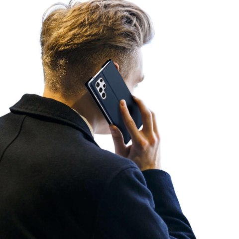 Dux Ducis Etui ochronne z klapką Dux Ducis Skin Pro skórzane do Samsung Galaxy S22 Ultra Granatowe Dux Ducis Etui ochronne z klapką Dux Ducis Skin Pro skórzane do Samsung Galaxy S22 Ultra Granatowe