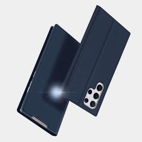 Dux Ducis Etui ochronne z klapką Dux Ducis Skin Pro skórzane do Samsung Galaxy S22 Ultra Granatowe Dux Ducis Etui ochronne z klapką Dux Ducis Skin Pro skórzane do Samsung Galaxy S22 Ultra Granatowe