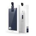 Dux Ducis Etui ochronne z klapką Dux Ducis Skin Pro skórzane do Samsung Galaxy S22 Ultra Granatowe