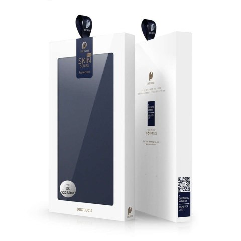 Dux Ducis Etui ochronne z klapką Dux Ducis Skin Pro skórzane do Samsung Galaxy S22 Ultra Granatowe Dux Ducis Etui ochronne z klapką Dux Ducis Skin Pro skórzane do Samsung Galaxy S22 Ultra Granatowe