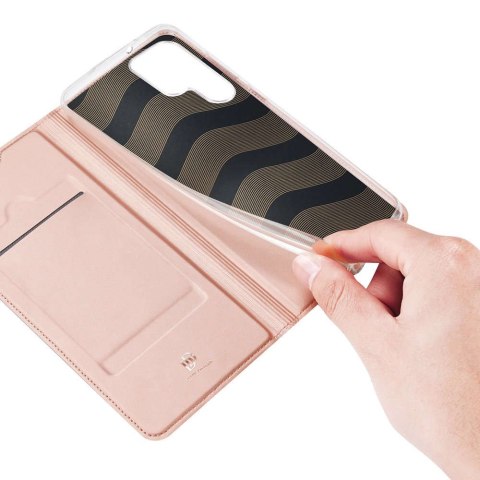 Dux Ducis Etui ochronne z klapką Dux Ducis Skin Pro skórzane do Samsung Galaxy S22 Ultra Różowe Dux Ducis Etui ochronne z klapką Dux Ducis Skin Pro skórzane do Samsung Galaxy S22 Ultra Różowe