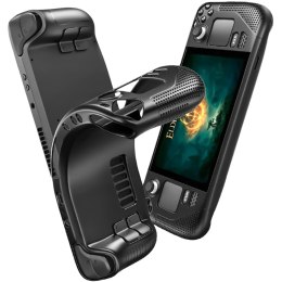 PGYTECH Pancerne etui ochronne silikonowe PGTECH TPU Case do konsoli do Steam Deck Czarne