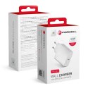 Forcell Ładowarka sieciowa Forcell ze złączem USB-C Type C 3A 45W PD QC 4.0 Biała