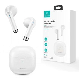 Usams Słuchawki bezprzewodowe douszne USAMS TWS IA series Bluetooth 5.0 Białe