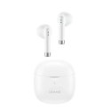 Usams Słuchawki bezprzewodowe douszne USAMS TWS IA series Bluetooth 5.0 Białe