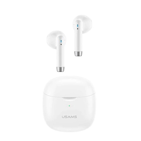 Usams Słuchawki bezprzewodowe douszne USAMS TWS IA series Bluetooth 5.0 Białe Usams Słuchawki bezprzewodowe douszne USAMS TWS IA series Bluetooth 5.0 Białe