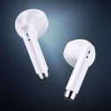 Usams Słuchawki bezprzewodowe douszne USAMS TWS IA series Bluetooth 5.0 Białe