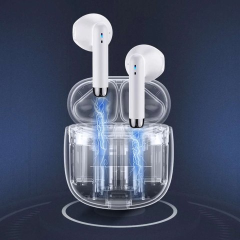 Usams Słuchawki bezprzewodowe douszne USAMS TWS IA series Bluetooth 5.0 Białe Usams Słuchawki bezprzewodowe douszne USAMS TWS IA series Bluetooth 5.0 Białe