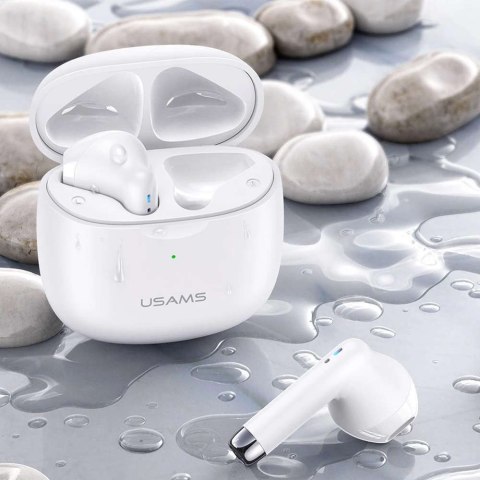 Usams Słuchawki bezprzewodowe douszne USAMS TWS IA series Bluetooth 5.0 Białe Usams Słuchawki bezprzewodowe douszne USAMS TWS IA series Bluetooth 5.0 Białe