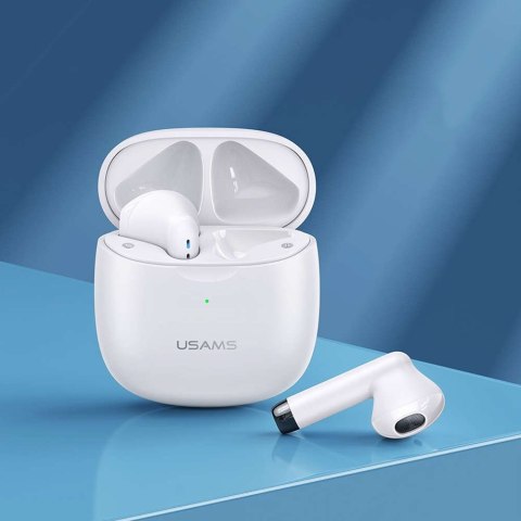 Usams Słuchawki bezprzewodowe douszne USAMS TWS IA series Bluetooth 5.0 Białe Usams Słuchawki bezprzewodowe douszne USAMS TWS IA series Bluetooth 5.0 Białe