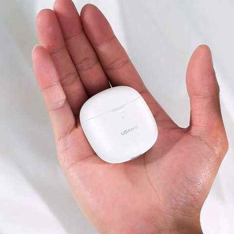 Usams Słuchawki bezprzewodowe douszne USAMS TWS IA series Bluetooth 5.0 Białe Usams Słuchawki bezprzewodowe douszne USAMS TWS IA series Bluetooth 5.0 Białe