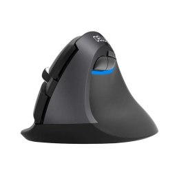 Delux Bezprzewodowa mysz pionowa Delux M618Mini DB BT+2.4G 2400DPI (czarna)
