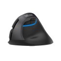 Delux Bezprzewodowa mysz pionowa Delux M618Mini DB BT+2.4G 2400DPI (czarna)