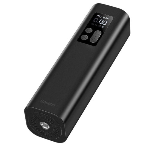 Baseus Mini kompresor samochodowy sprężarka Baseus Air Pump pompka do kół lampka LED Czarny Baseus Mini kompresor samochodowy sprężarka Baseus Air Pump pompka do kół lampka LED Czarny