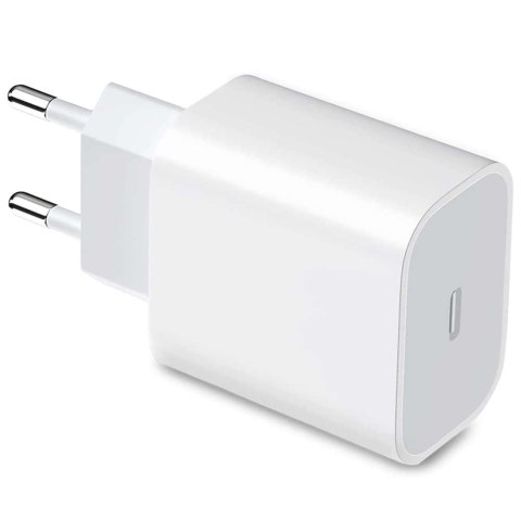 Denmen Ładowarka sieciowa Denmen szybka USB-C Type C PD 20W 3.6A Biała Denmen Ładowarka sieciowa Denmen szybka USB-C Type C PD 20W 3.6A Biała