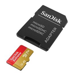 SanDisk Karta pamięci SANDISK EXTREME microSDXC 128 GB 190/90 MB/s UHS-I U3 (SDSQXAA-128G-GN6MA)