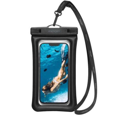 Spigen Etui wodoodporne Spigen A621 IPX8 do telefonu + uniwersalna wodoszczelna torba nerka saszetka Black Spigen Etui wodoodporne Spigen A621 IPX8 do telefonu + uniwersalna wodoszczelna torba nerka saszetka Black